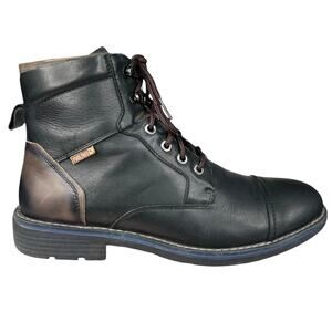 Pikolinos Men’s York M2M Black Leather Lace Up Chukka Boots Size 41 US 7.5/8